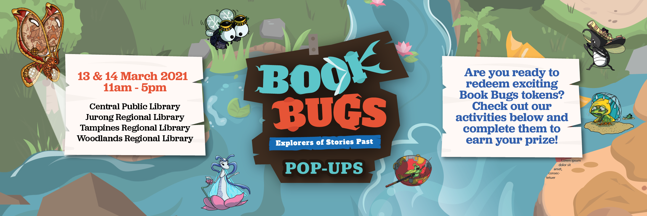 Book Bugs Pop-up Event